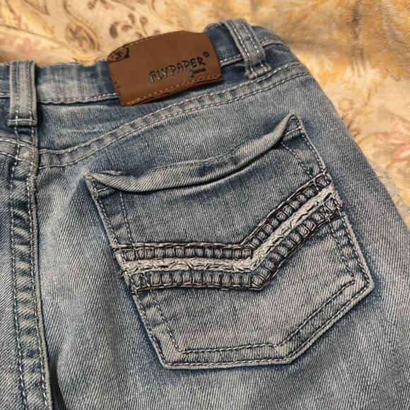 Boys flypaper boot, cut jeans size 7 - Picture 2 of 6